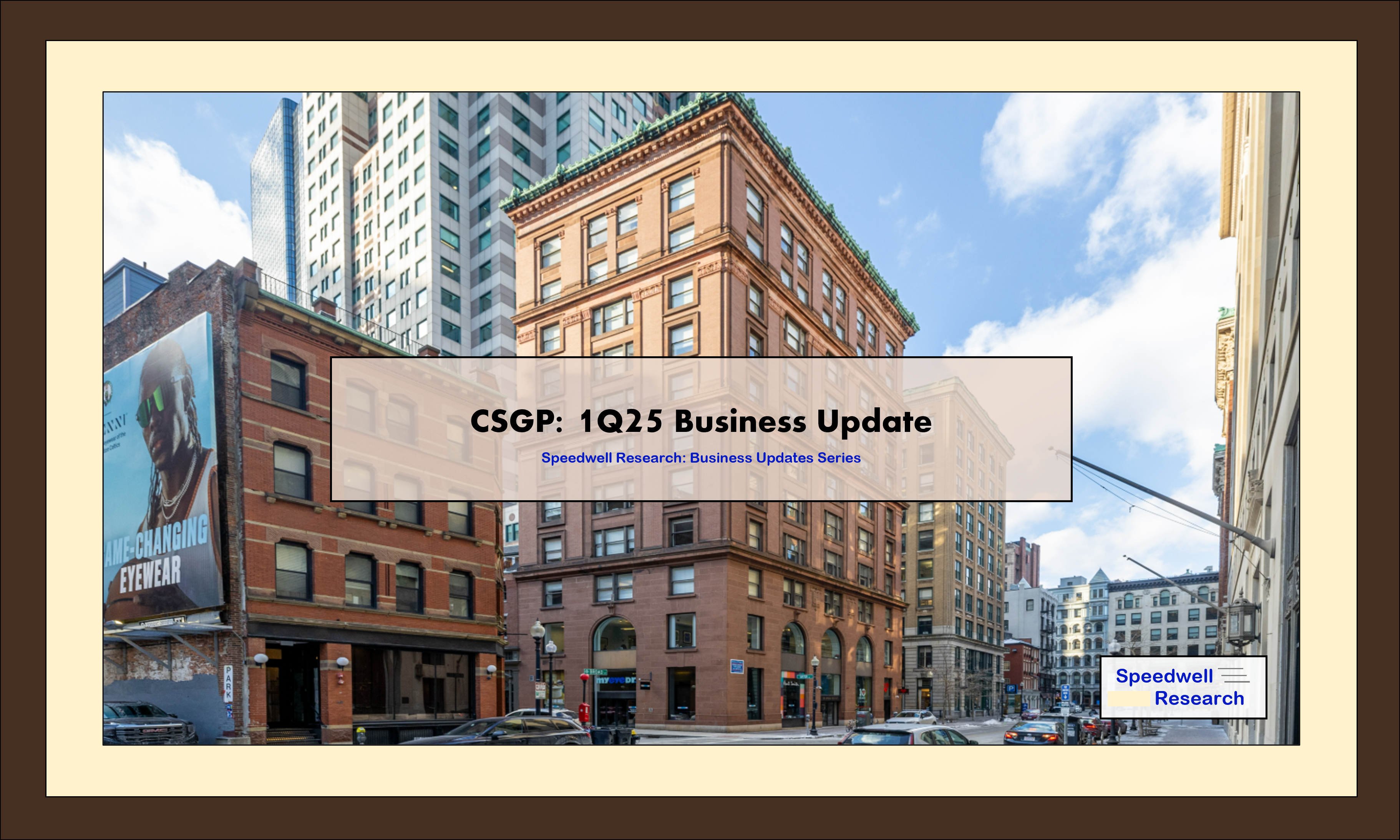 CoStar Group 1Q25 Business Update: Reaccelerated Growth, But Elevated S&M Remains.