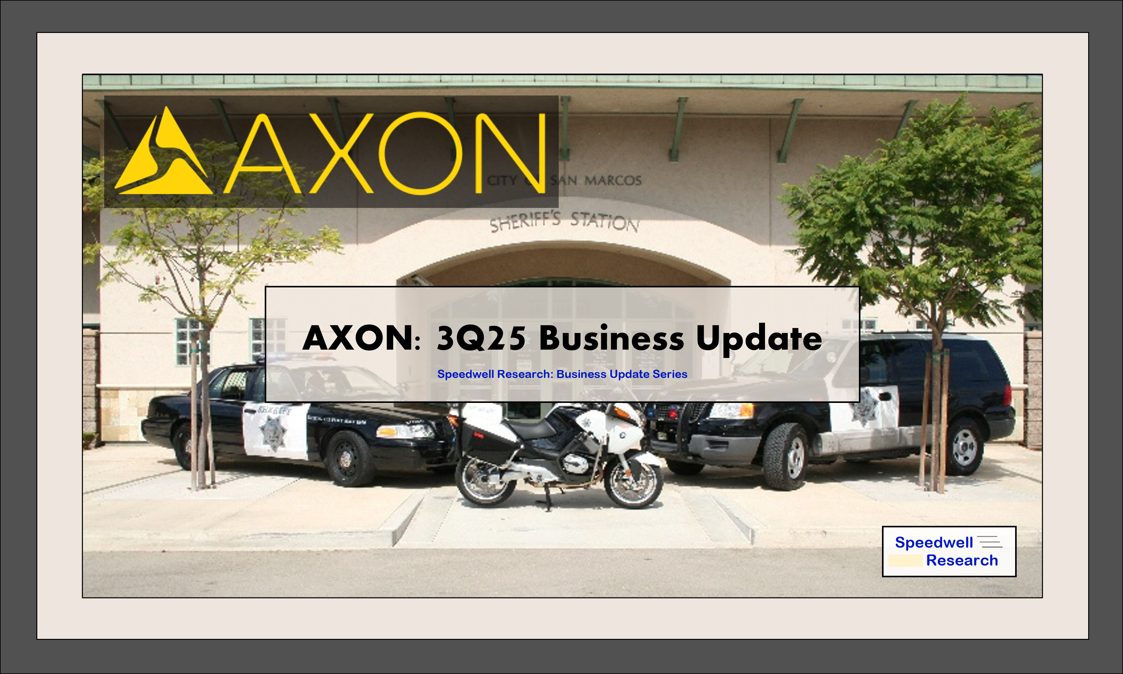 Axon 3Q25 Business Update: