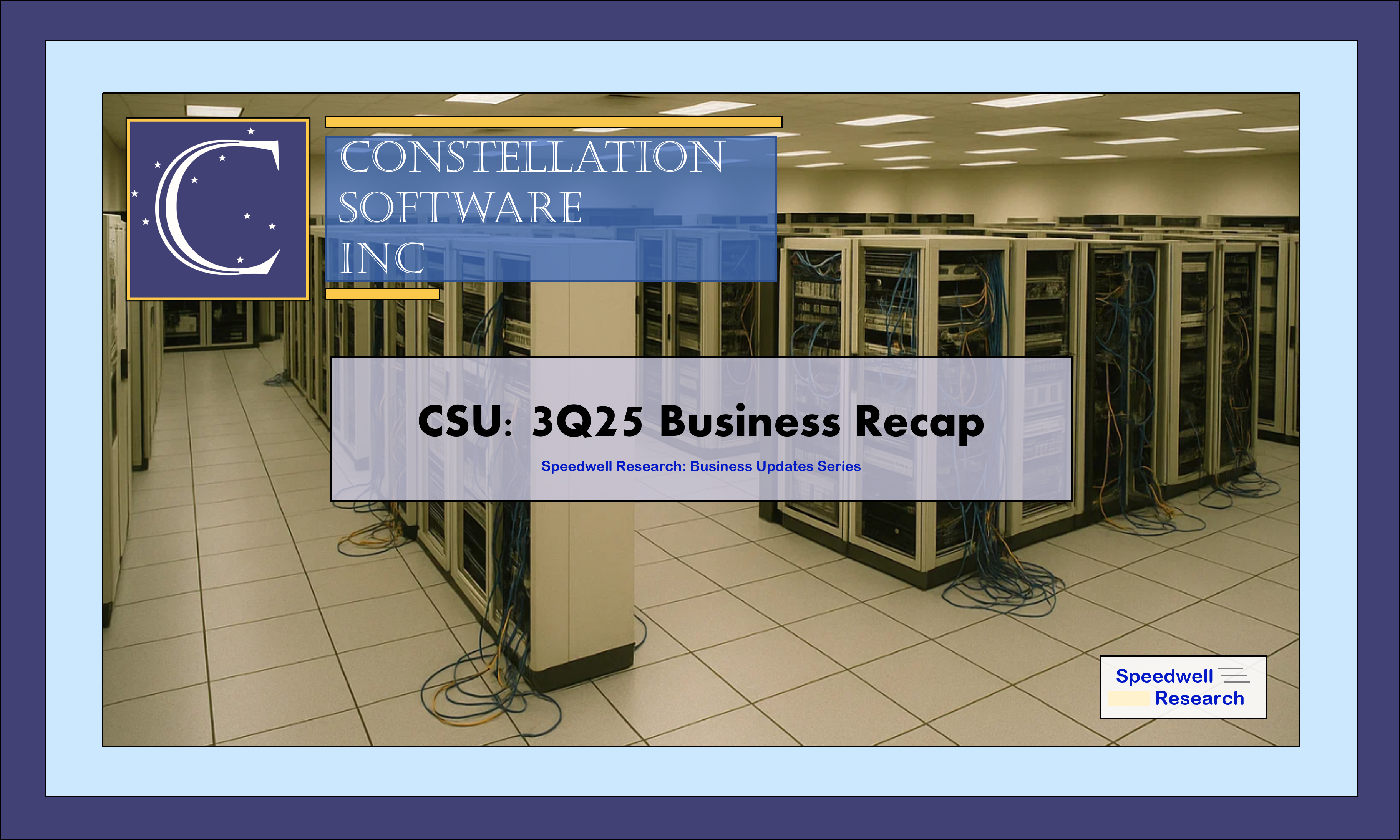 Constellation Software 3Q25 Update: AI Narrowing the Moat?